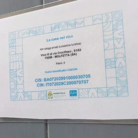 La Casa Nel Vico Gæstehus Molfetta